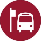 Icon of a bus stop